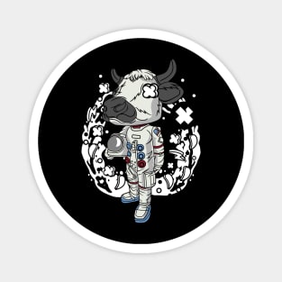 Space Cow Illustration Magnet